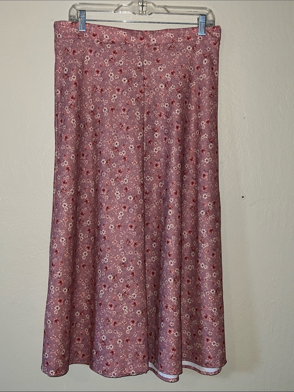 Altar'd State Dusty Rose Floral Maxi Skirt Size XL